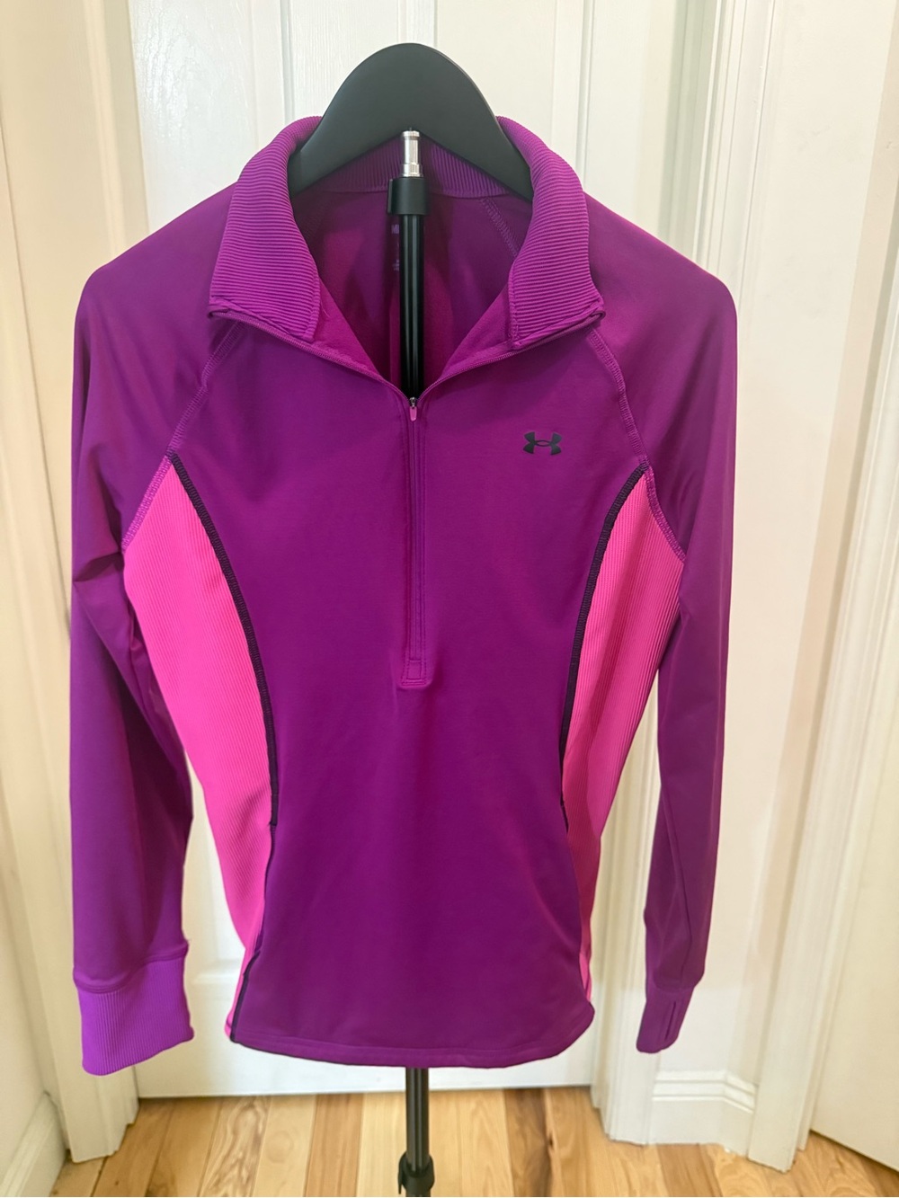 Under Armour Women's Purple & Pink Half-Zip Pullover